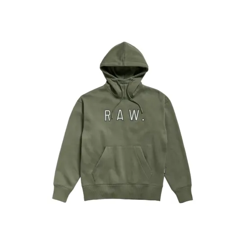 Г Звезда RAW Темно-зеленый Мужские Свитшоты