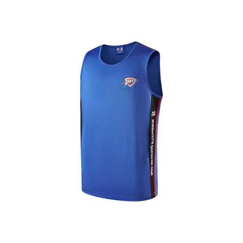 NBA Oklahoma City Thunder Синий Унисекс Майки