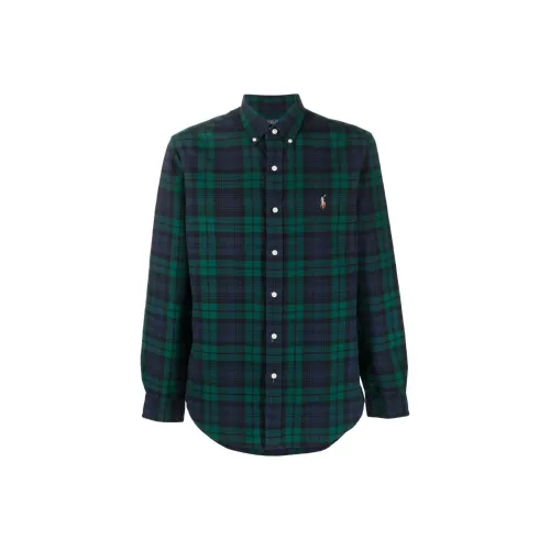 Polo Ralph Lauren SS23 Рубашка Мужская Зеленая