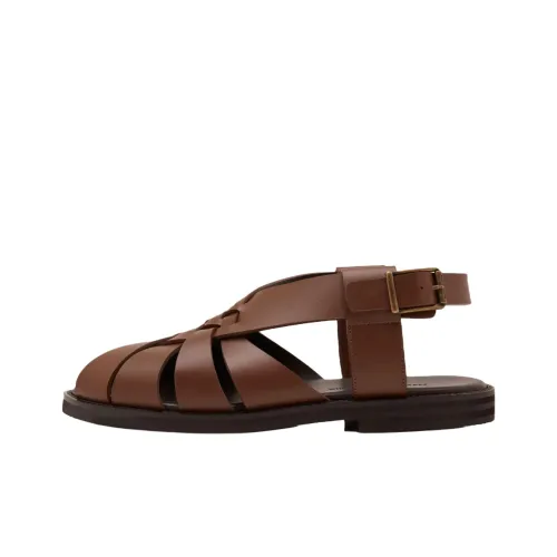 MANOLO BLAHNIK Zale Римские Сандалии Мужские Коричневые