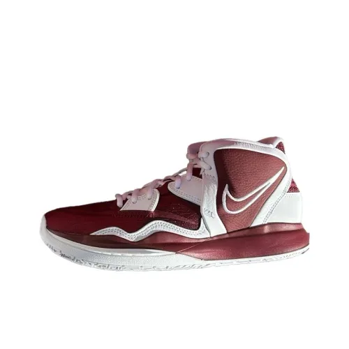 Nike Kyrie Infinity Slip-resistant Abrasion-resistant High Top Basketball Shoes Men's Red Найк Kyrie Infinity Противоскользящие Устойчивые к истиранию Высокие Баскетбольные Кроссовки Мужские Красные
