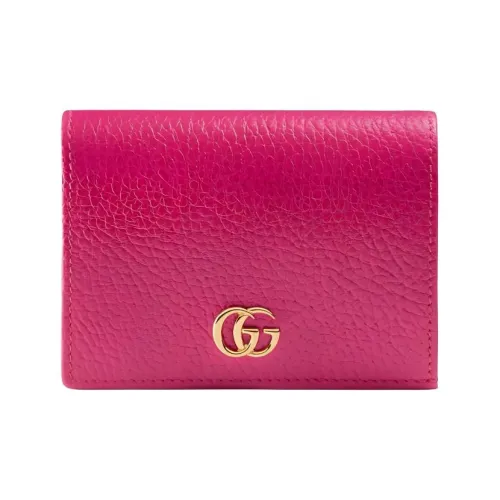 GUCCI GG Marmont Кожа Кошелек Женские Розовый