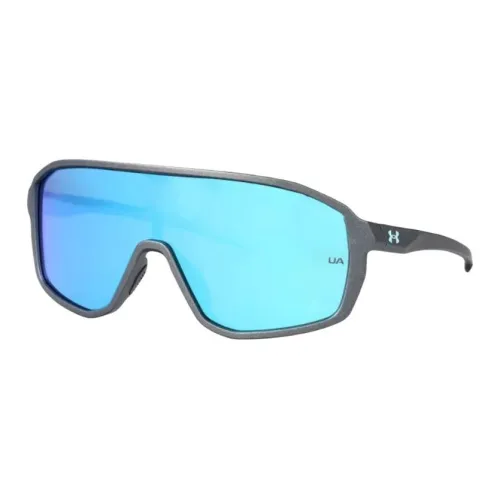 Under Armour Ацетат Прямоугольные Солнцезащитные очки Мужские Серые