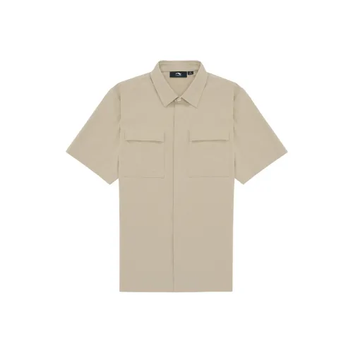 LI NING 1990 Рубашка Мужская Dawn Серый