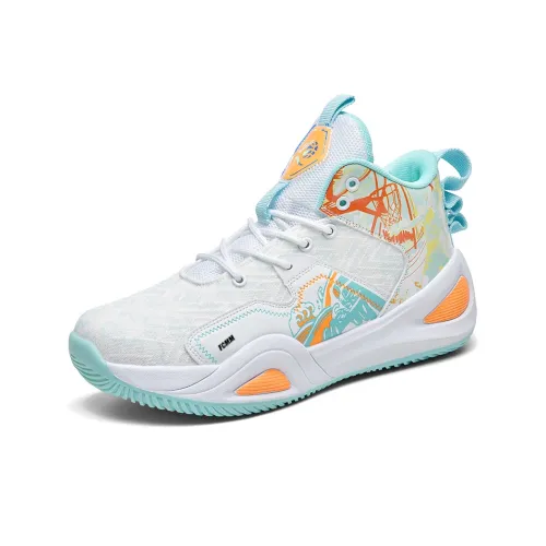 FCMM Противоскользящий и Износостойкий Отскок Дышащий MID Топ Детские Баскетбольные Кроссовки Подростки