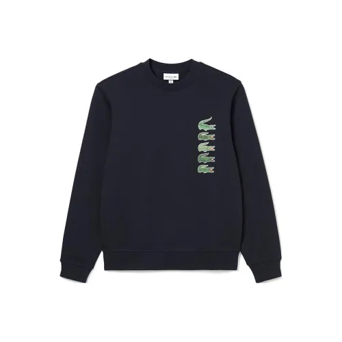 LACOSTE Темно-синие мужские свитшоты