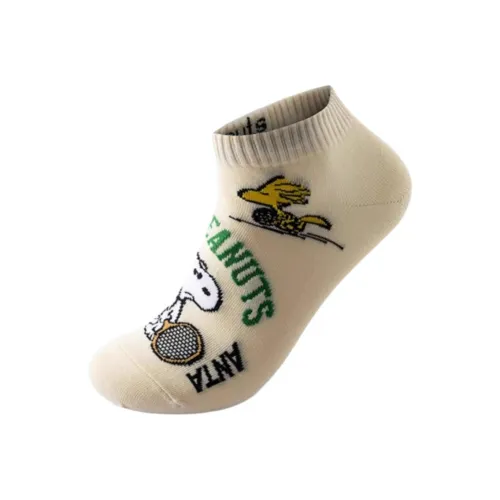 CHAOJIANTA X SNOOPY Низкие носки унисекс 1 упаковка миндально-бежевый