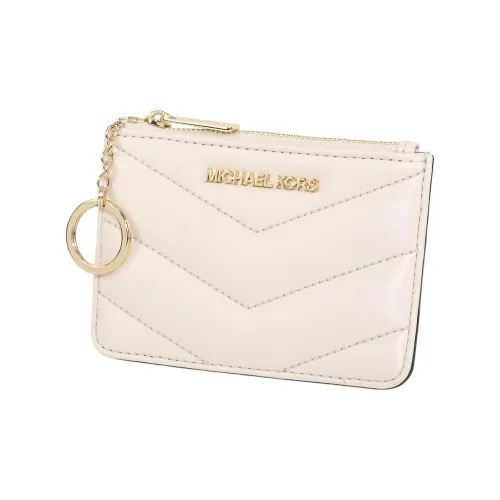 MICHAEL KORS Jet Set Travel Полиуретан Монетница Женская Молочно-белый