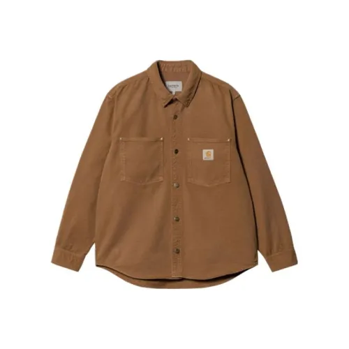 Carhartt WIP Темно-хаки Мужские Рубашки