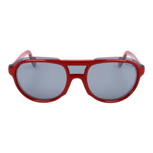 Moncler Aviator Солнцезащитные очки Унисекс Красный