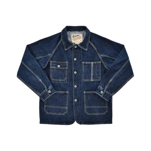 EXPM Джинсовый синий Мужской Джинсовые куртки