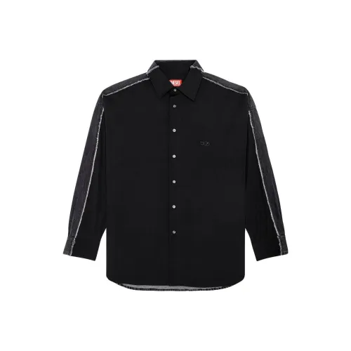 DIESEL Мужские Черные Рубашки