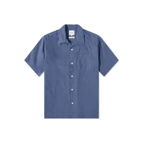 NORSE PROJECTS Рубашка Мужская Синяя