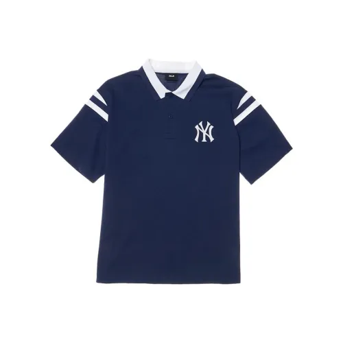 MLB Yankees Темно-синий Унисекс Поло