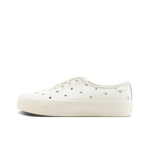 VANS Authentic One Piece Устойчивые к истиранию Дышащие Низкие Кроссовки для скейтбординга Унисекс Экрю