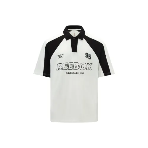 Reebok Белое Унисекс Поло
