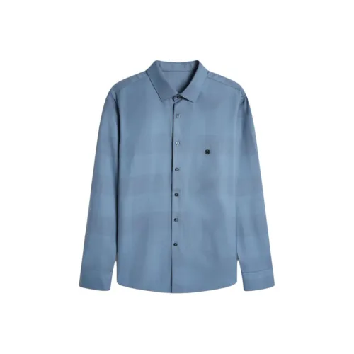 K BOXING Рубашка Мужская Туманный Синий Цвет