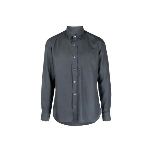 TOM FORD Темно-серые Мужские Рубашки