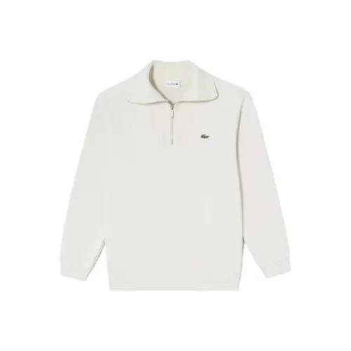 LACOSTE Толстовка Мужская Естественный Белый