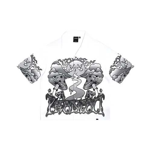 PHANTACI Белая Унисекс Рубашка