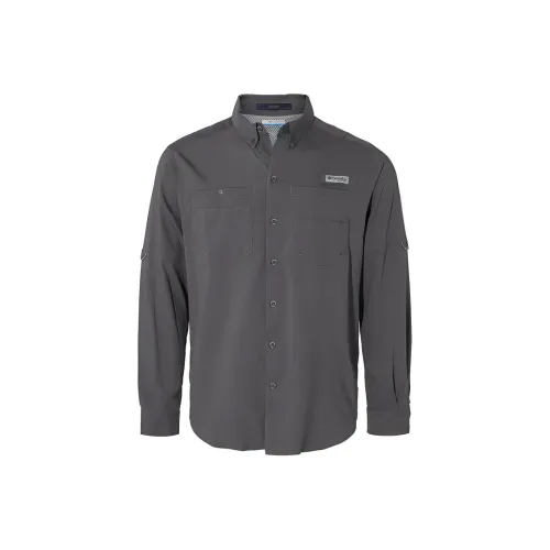 Columbia PFG Серый/023 Унисекс Рубашки