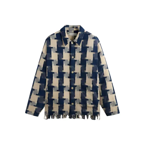 KITH SS24 Рубашка Унисекс Синий Sunlight Цвет