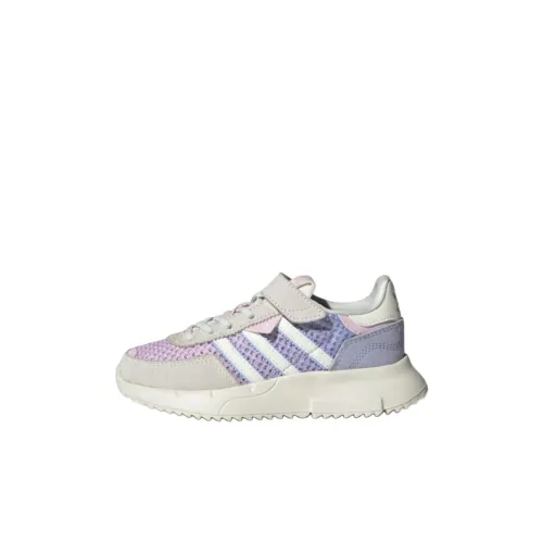 Adidas Originals Retropy F2 Slip-resistant Abrasion-resistant Low Top Детская беговая обувь Фиолетовая Детская