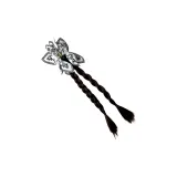 Пейсли [Темно-кофейный] Заколка-краб