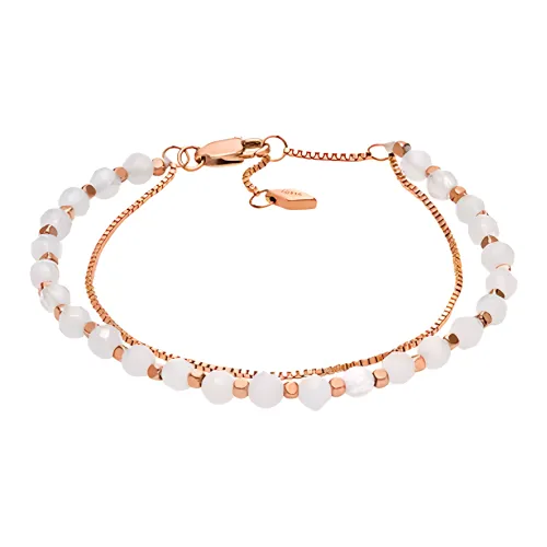 FOSSIL Нержавеющая сталь Браслеты из кварца Женские Белые