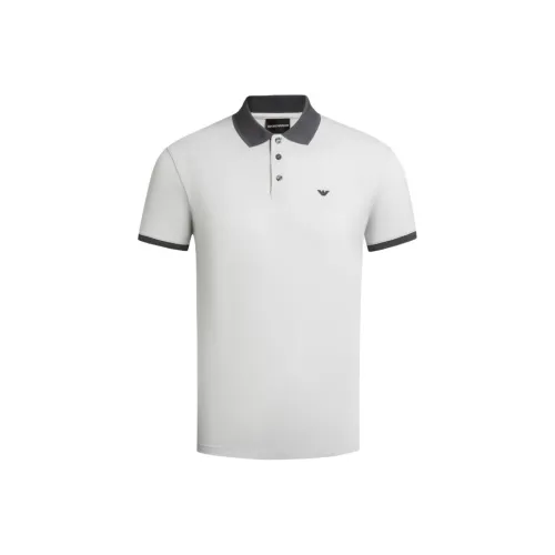 EMPORIO ARMANI SS24 Поло Мужское Серое