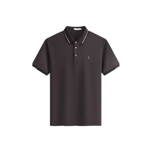 Поло Dance with Wolves Мужское Темно-красный Фиолетовый