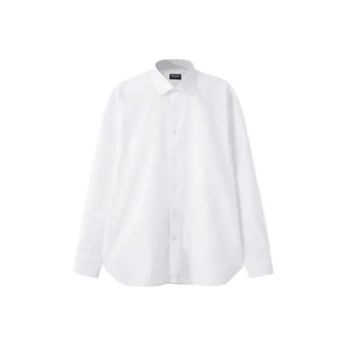 Ermenegildo Zegna Белые Мужские Рубашки
