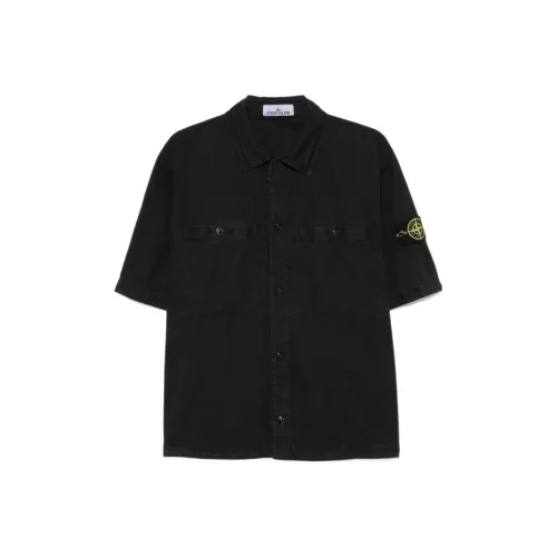 Stone Island Мужские Черные Рубашки