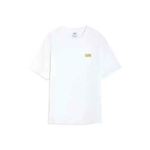 PUMA Graphic Pt LOGO T-Shirt Мужская Белая 02