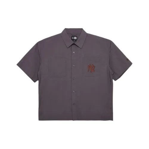 New Era x MLB Рубашка Унисекс Темно-Серый