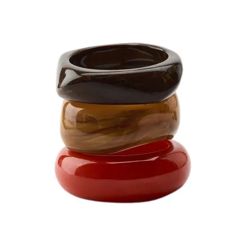 ZARA Браслеты из эпоксидной смолы женские красные