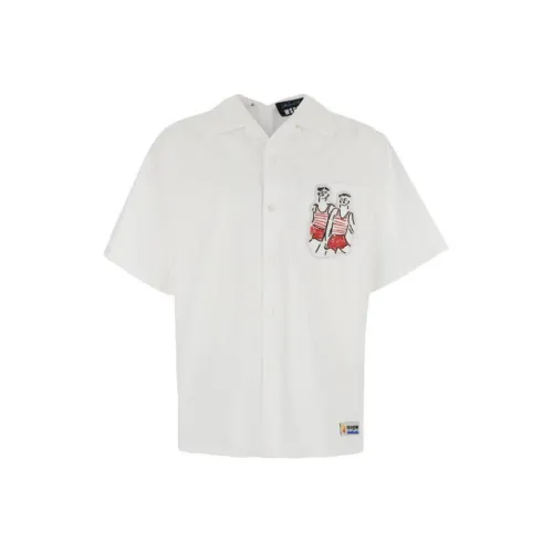 MSGM Белые Мужские Рубашки