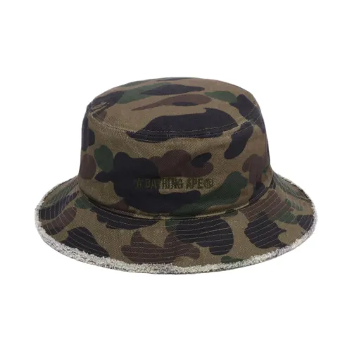 A BATHING APE Панамы Унисекс Зеленый