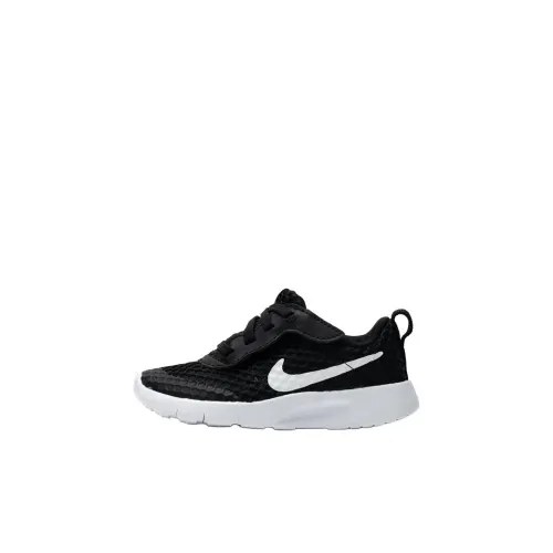 Nike TANJUN EASYON BR Slip-resistant и дышащий низкий топ обувь для малышей черный белый для младенцев и малышей