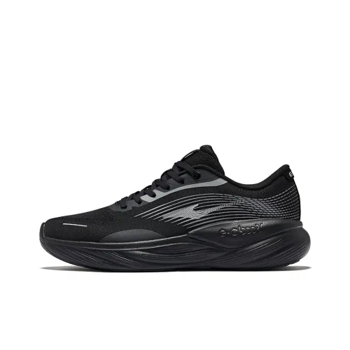 Erke Беговые кроссовки Low Top Глубокий черный Стальной серый Мужской