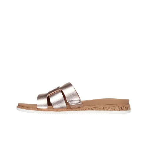 Skechers DESERT KISS Слипоны Женские Коричневый Серебряный