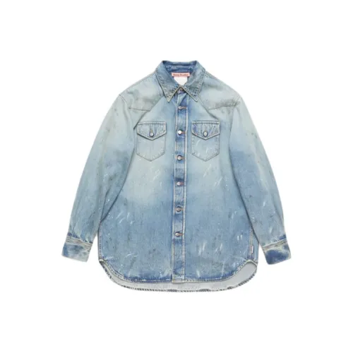 ACNE STUDIOS Рубашка Мужская Светло-Синяя