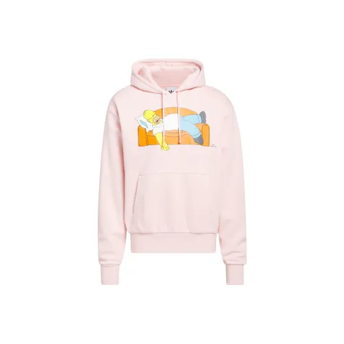 Adidas Originals x The Simpsons Диван Толстовка Мужская Светло-Розовая