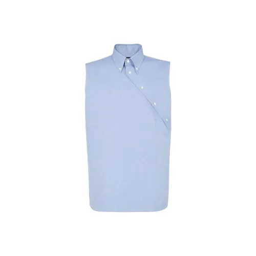 FENDI SS25 Рубашка Мужская Светло-Синяя