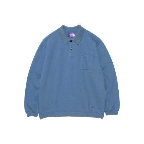 THE NORTH FACE PURPLE LABEL Поло Мужское Дымчатый Синий