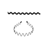 0,5 см Волна + Маленький Круг Стиль Позиционирования + Маленький Реверс Хилл Стиль Позиционирования