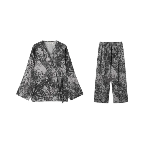 CICADAHOME Пижамный комплект женский цвет "разреженная тень"