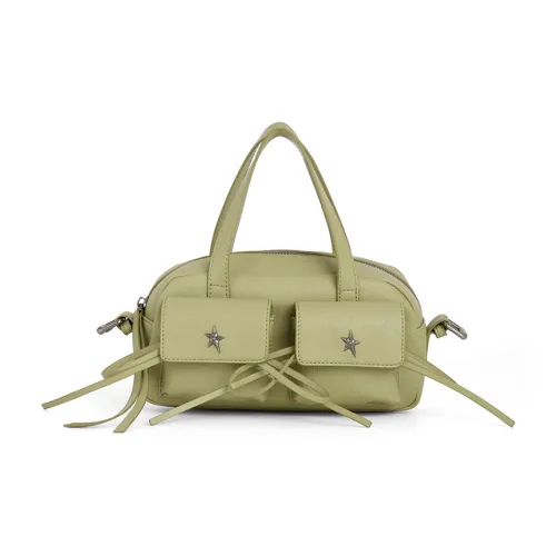 JACD ПУ (полиуретан) Сумка Стандартная Женская Абрикос Белый Зеленый