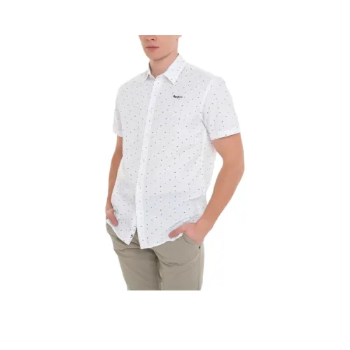 Pepe Jeans Белые Мужские Рубашки