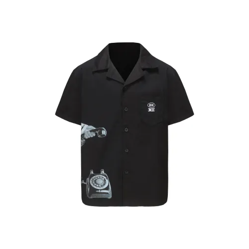 BLUEWARING Черная унисекс рубашка